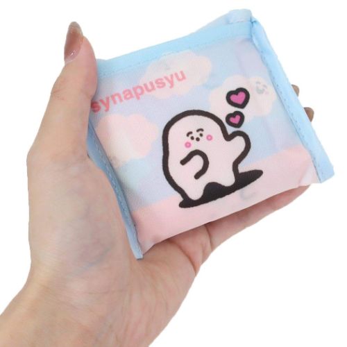 エコバッグ ポケット付きプチエコバッグ ピンク シナぷしゅ ケイカンパニー ショッピングバッグ