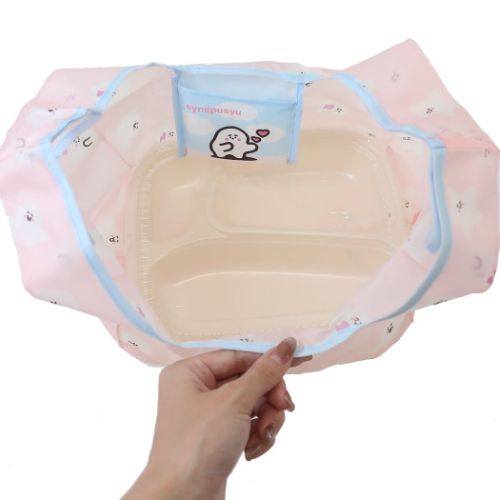エコバッグ ポケット付きプチエコバッグ ピンク シナぷしゅ ケイカンパニー ショッピングバッグ