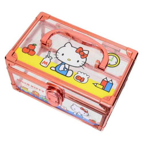 ハローキティ キャラクター コスメボックス バニティケース レッド