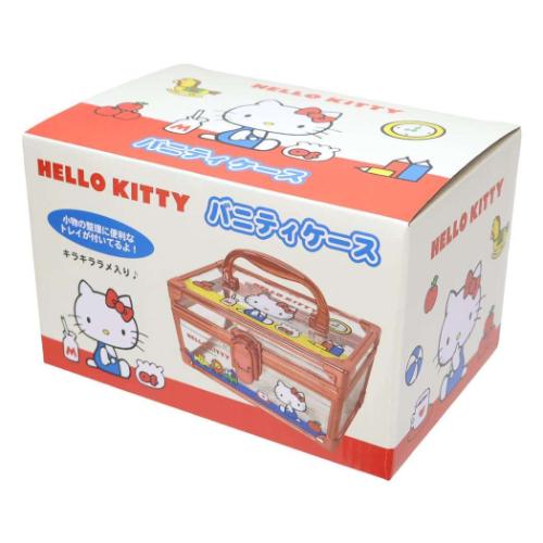 ハローキティ キャラクター コスメボックス バニティケース レッド