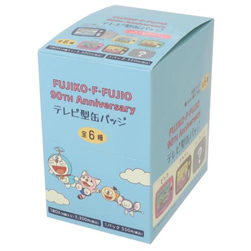 キャラクター缶バッジ 60個セット ドラえもん アニメキャラクター 缶バッジ テレビ型缶バッジ 全6種 6個