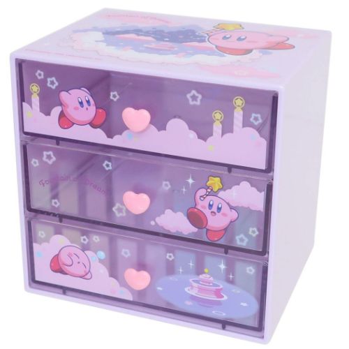 星のカービィ グッズ 卓上収納 キャラクター 3段チェスト 夢の泉 爆買