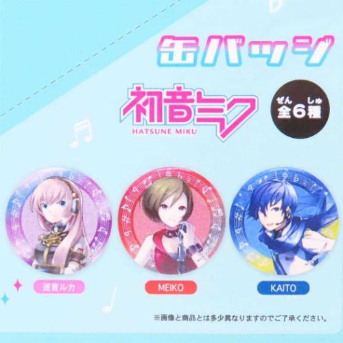 缶バッジ 初音ミク カンバッジ 全6種 6個入セット ピアプロ