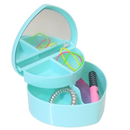 ハローキティ グッズ 卓上収納 キャラクター ハート型小物入れ 日焼け