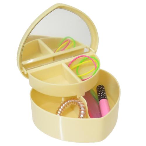 ハローキティ サンリオ キャラクター 卓上収納 ハート型小物入れ