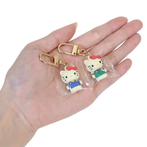 PVCペアキーホルダー キーリング ハローキティ サンリオ レトロ