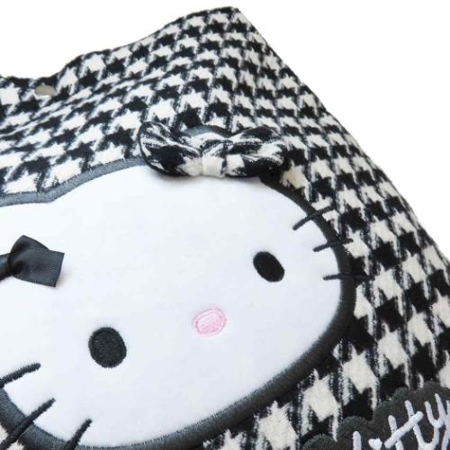 ハローキティ キャラクター 手提げかばん お出かけトート 千鳥格子