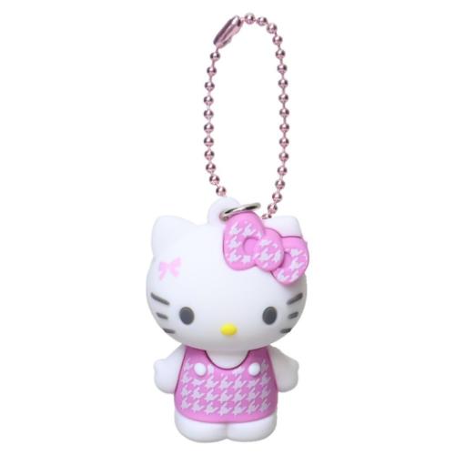 ハローキティ キャラクター キーホルダー PVCマスコット 千鳥格子