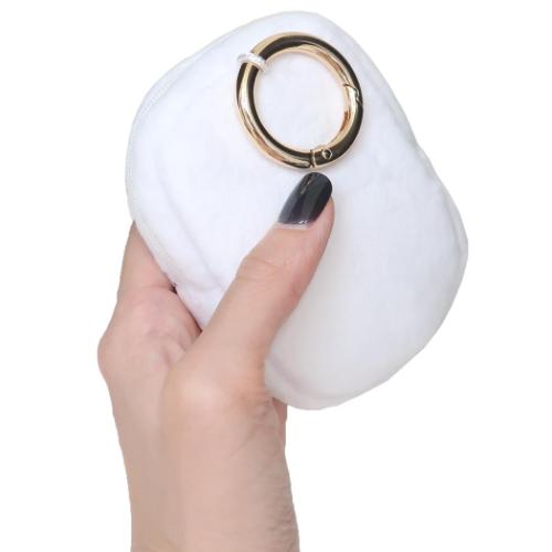 ミニポーチ カラビナ付きミニポーチ ハローキティ ヒョウ柄シリーズ ブラウン ケイカンパニー サンリオ 小物入れ