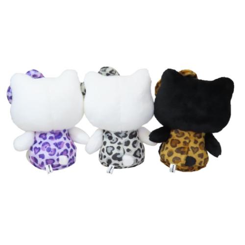 ヒョウ柄ぬいぐるみキャラクター ハローキティ グッズ ぬいぐるみ キャラクター お座りぬいぐるみ
