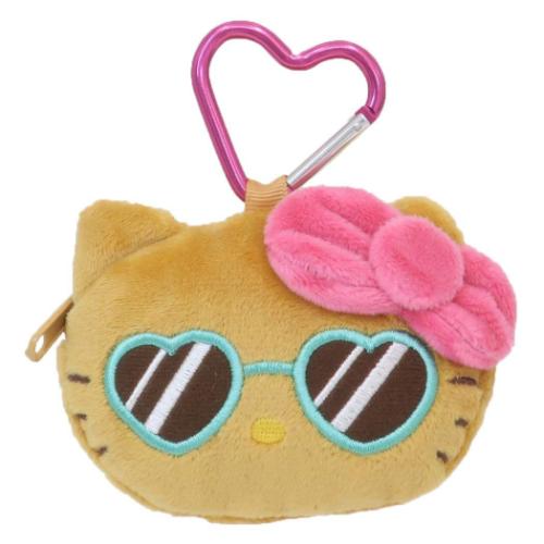希少★レア★日焼けキティちゃん小物入れ 楽天市場】ハローキティ フェイスコインケース 小銭入れ
