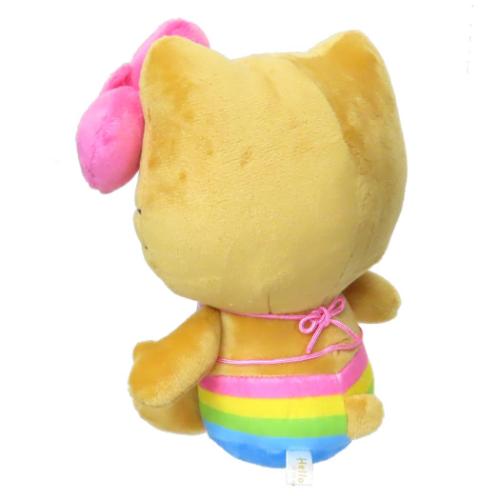 ハローキティ キャラクター ぬいぐるみ お座りぬいぐるみ 日焼け
