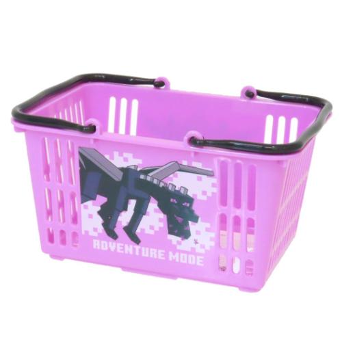 マインクラフト Minecraft ゲームキャラクター 卓上収納 ミニフリーバスケット エンダードラゴン