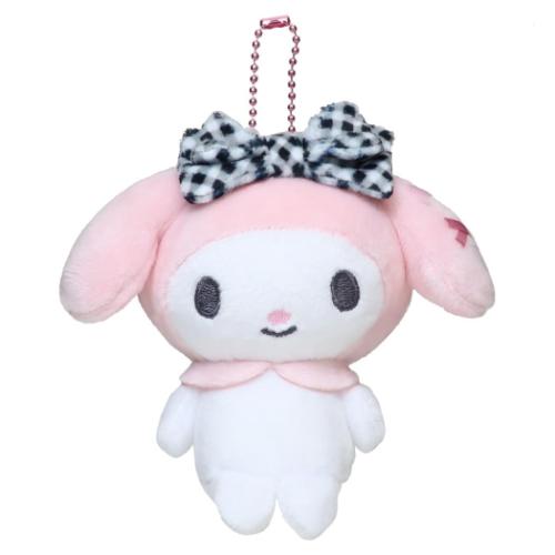マイメロディ おめかしシリーズ ギンガムチェック ぬいぐるみ マイメロディ マスコット ボールチェーンマスコット ギンガムチェック