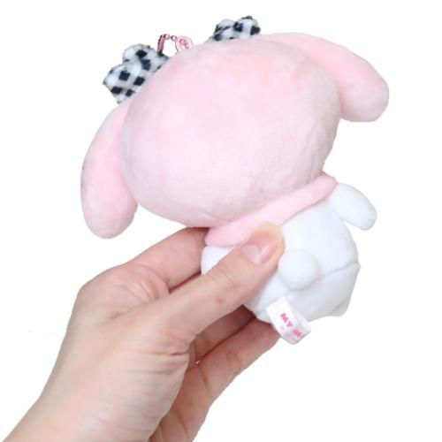 マイメロディ マスコット ボールチェーンマスコット ギンガムチェック