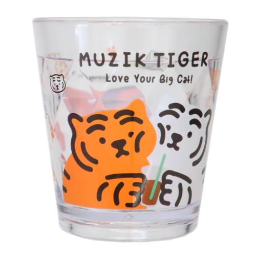 プラコップ MUZIK TIGER ムジークタイガー キラキラクリアカップ クリア プラカップ 子供 ギフト