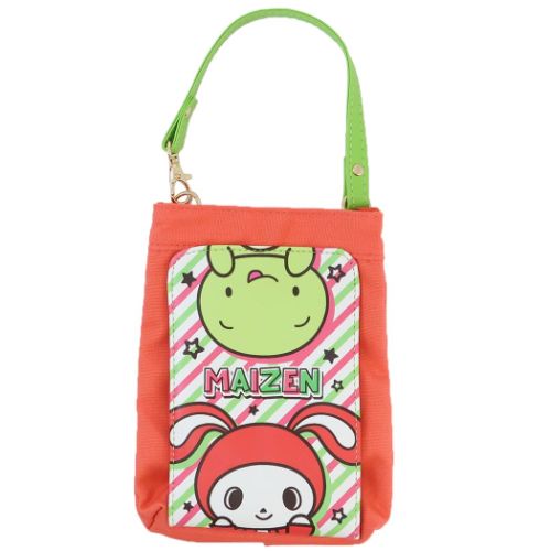 まいぜんシスターズ キャラクター ポケットティッシュケース付きミニポーチ ポケットティッシュポーチ レッド YouTuber グッズ