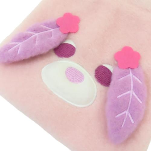 巾着袋 お茶犬 フェイス巾着 きんちゃくポーチ ふわふわシリーズ ハナ ケイカンパニー 小物入れ