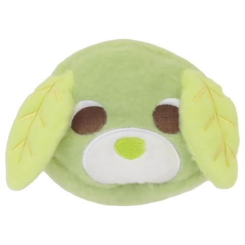 Yahoo! Yahoo!ショッピング(ヤフー ショッピング)コスメポーチ お茶犬 フェイスポーチ ふわふわシリーズ リョク ケイカンパニー