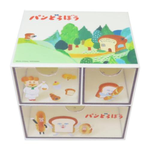 卓上収納 キャラチェスト パンどろぼう イエロー ケイカンパニー 小物