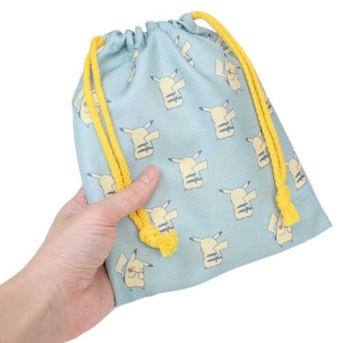 巾着 きんちゃくポーチ 巾着袋 ポケットモンスター ポケモン ピカチュウ＆イーブイ 小物入れ キャラクター