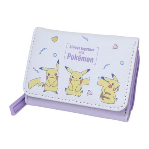 ポケットモンスター ミニ財布 三つ折りコンパクト財布 ポケモン ミニウォレット キャラクター ピカチュウ