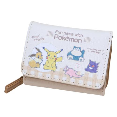 ポケットモンスター ミニウォレット ミニ財布 三つ折りコンパクト財布 集合 ポケモン 爆買