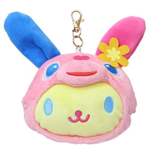 ウサハナ✿2004年　デニム刺繍パスケース【新品未開封】レア サンリオ ウサハナ パス&トレカケース パスケース デニム 平成