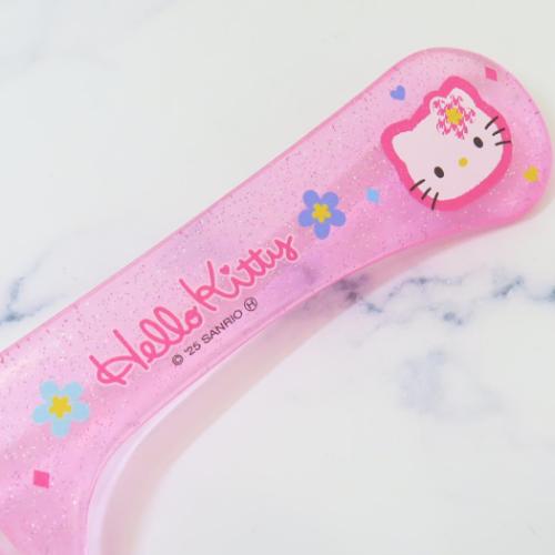 ラメ入りコーム くし カオハナ ハローキティ サンリオ ヘアブラシ