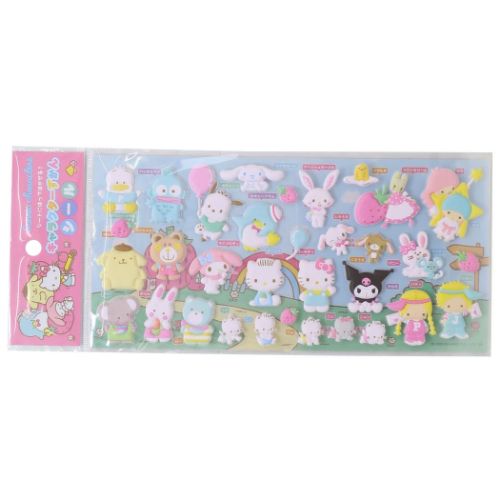 新品　サンリオ　ラブリーカン　シール シールシート キャラクターずかんシール サンリオキャラクターズ