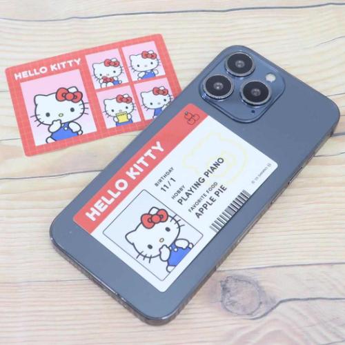 ハローキティ グッズ ビッグシール サンリオ キャラクター IDカード風