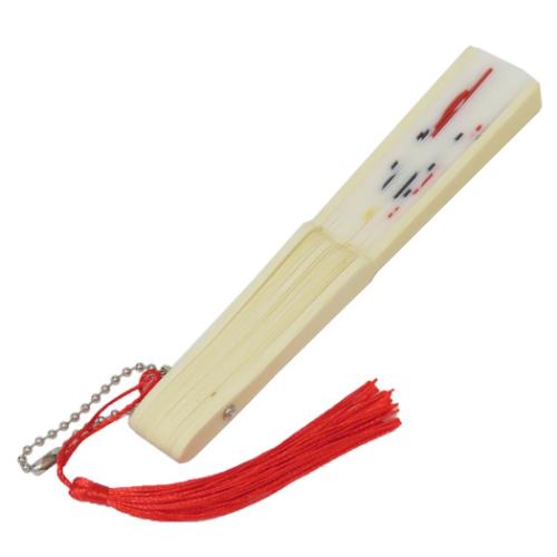 ハローキティ キャラクター キーリング ミニ扇子キーホルダー サンリオ