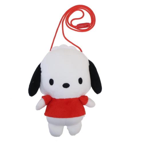 ポチャッコ サンリオ キャラクター ポシェット ぬいぐるみネックポーチ