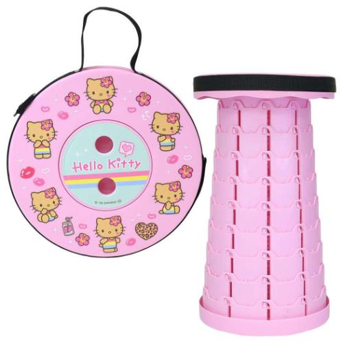 値下げ！Hello Kitty 折りたたみチェア ハローキティ グッズ 椅子 サンリオ キャラクター 折りたたみチェア