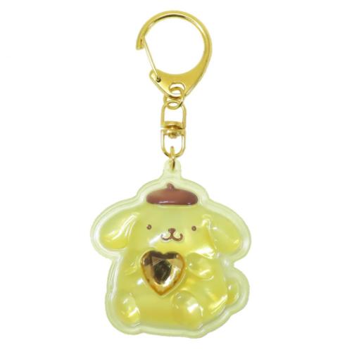 293.ぷっくりさん　キーホルダー　２個 ポムポムプリン キーリング ぷっくりったいキーホルダー サンリオ 爆買