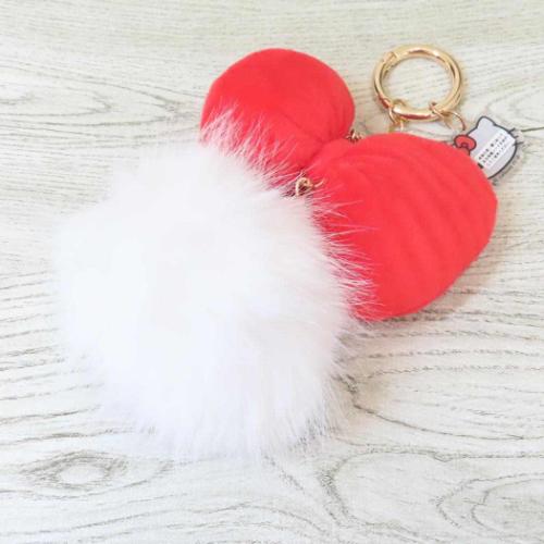 マスコット リボンファーチャーム ハローキティ サンリオ バッグ