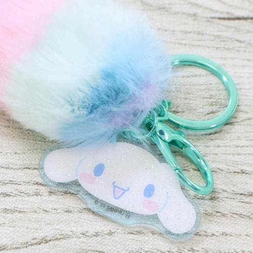 シナモロール キーリング しっぽ型ファーキーホルダー サンリオ