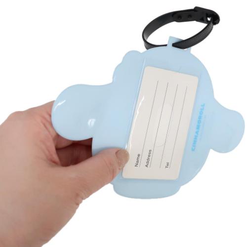 ネームプレート ダイカットPVCケース シナモロール だるまシリーズ サンリオ ネームタグ 目印 キャラクター