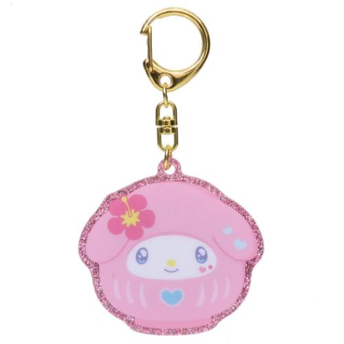 マイメロディ グッズ キーリング キャラクター キラキラアクリル