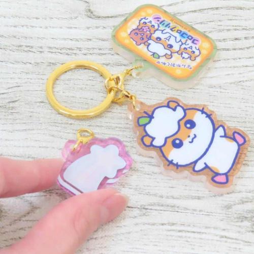 キーリング 3連アクリルキーホルダー コロコロクリリン 胸キュンメモリーズ サンリオ