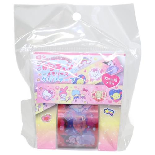 デコテープ サンリオキャラクターズ クリアテープ 胸キュンメモリーズ