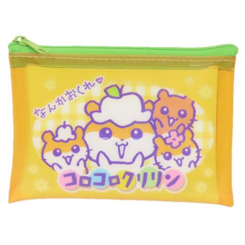 Yahoo! Yahoo!ショッピング(ヤフー ショッピング)ミニポーチ コロコロクリリン クリアフラットポーチ S サンリオ 胸キュンメモリーズ コスメポーチ 小物入れ