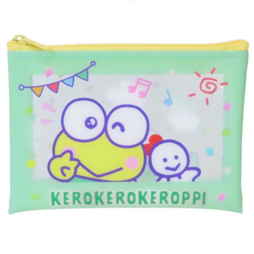 Yahoo! Yahoo!ショッピング(ヤフー ショッピング)けろけろけろっぴ グッズ ミニポーチ キャラクター クリアフラットポーチ S 胸キュンメモリーズ