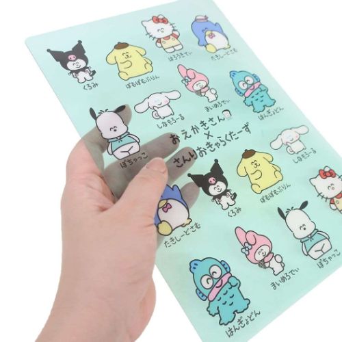 下敷き サンリオキャラクターズ 下じき サンリオ おえかきさん