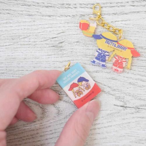 アクリルチャームセット ファスナーマスコット パティ＆ジミー