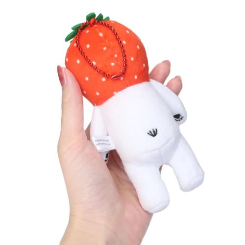 マスコット しろくまシリーズ ボールチェーンマスコット いちご