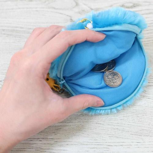 セサミストリート キャラクター 定期入れ リール付きフェイスパスケース クッキーモンスター