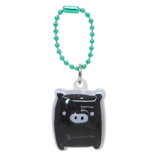 San-X（サンエックス） ぷっくりったいプチボールチェーン モノクロ