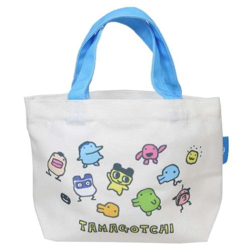 SPAO✖️Tamagotchi キャラクター柄 トシラバッグ　お弁当バッグ ミニトート たまごっち ランチバッグ バンダイ 集合