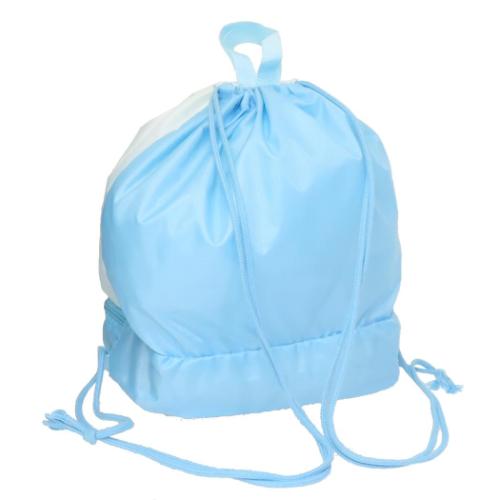 シナモロール 2層ナップサック プールバッグ サックス サンリオ キャラクター